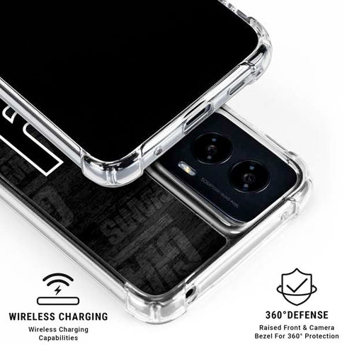 NFL New York Giants Black & White Moto G Power 5G (2024) Clear Case