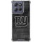 NFL New York Giants Black & White Moto G Stylus 5G (2025) Clear Case