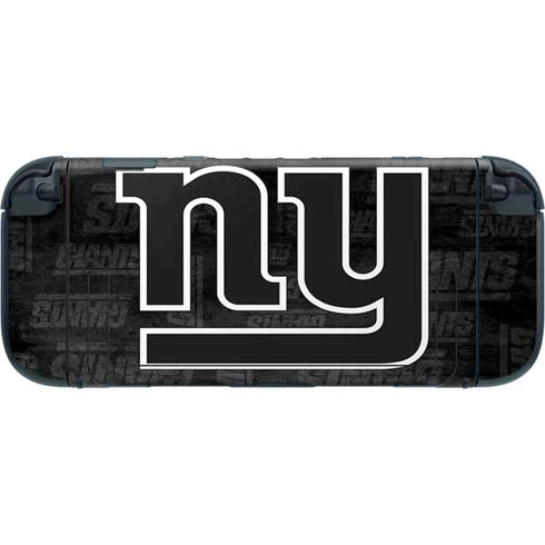 NFL New York Giants Black & White Nintendo Switch 2 (2025) with Joy-Con Skin