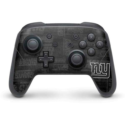 NFL New York Giants Black & White Nintendo Skins