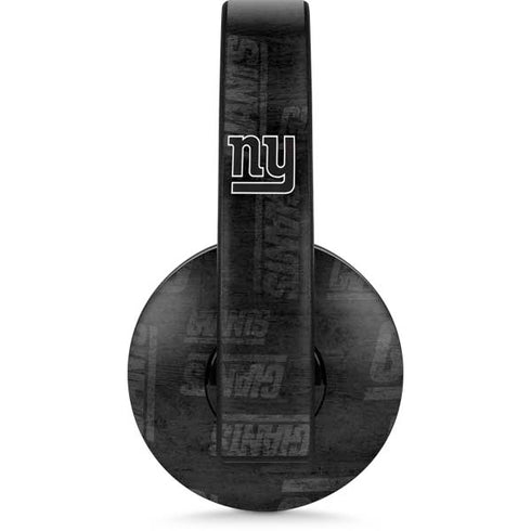 NFL New York Giants Black & White PlayStation 4 Gold Wireless Headset Skin
