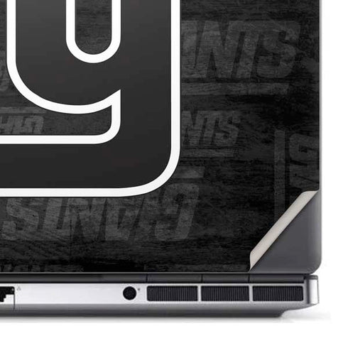 NFL New York Giants Black & White Dell Precision Skin