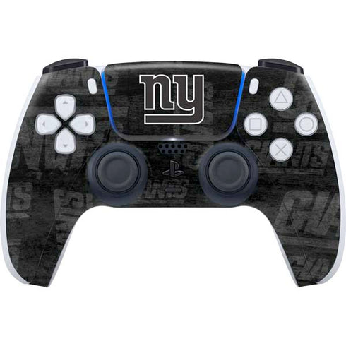 NFL New York Giants Black & White PlayStation PS5 Skins