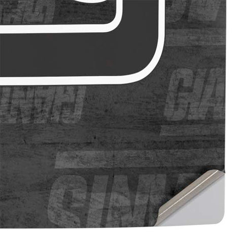 NFL New York Giants Black & White PS5 Pro Console Skin