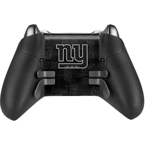 NFL New York Giants Black & White Xbox Elite Wireless Controller Series 2 Skin