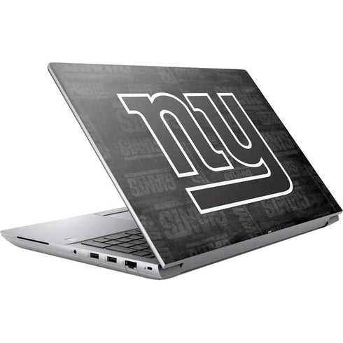 NFL New York Giants Black & White HP ZBook Fury 16 G10 Skin