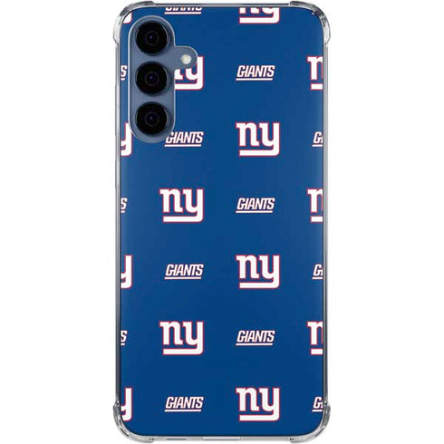 NFL New York Giants Blitz Series Galaxy A55 5G Clear Case