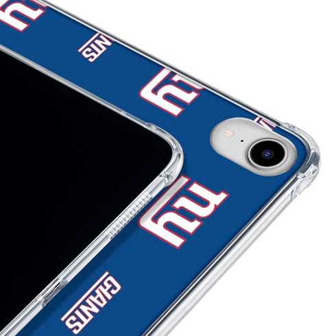 NFL New York Giants Blitz Series iPad 11th Gen (2025) Clear Case