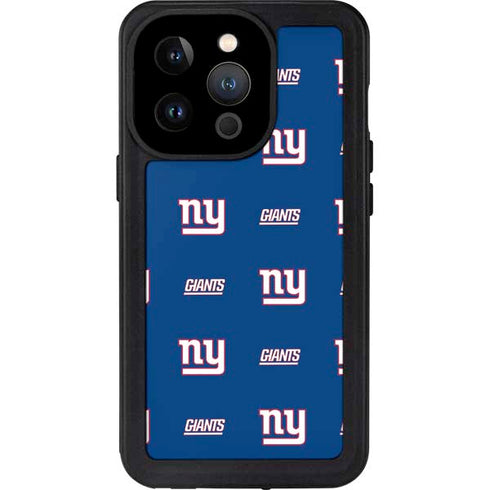 NFL New York Giants Blitz Series iPhone 15 Pro Waterproof Case