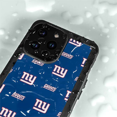 NFL New York Giants Blitz Series iPhone 15 Pro Waterproof Case
