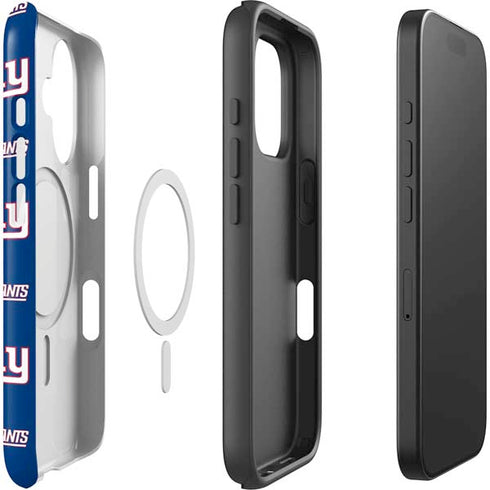 NFL New York Giants Blitz Series iPhone 16 Magsafe Impact Case