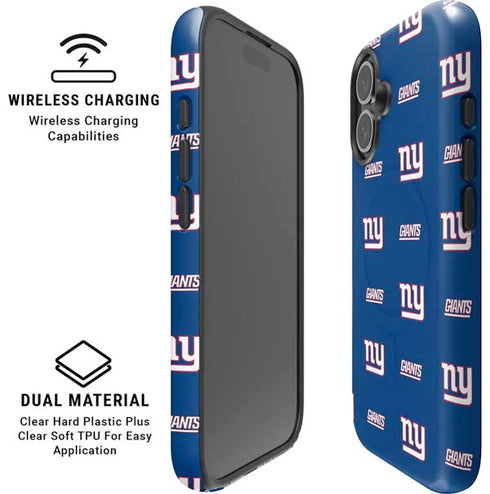 NFL New York Giants Blitz Series iPhone 16 Plus Magsafe Impact Case