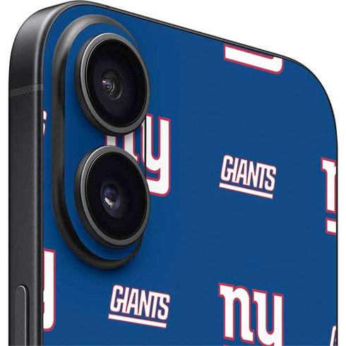 NFL New York Giants Blitz Series iPhone 16 Plus Skin