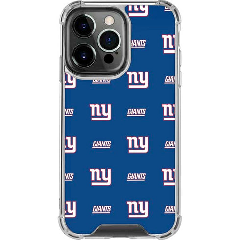 NFL New York Giants Blitz Series iPhone 16 Pro Max Clear Case