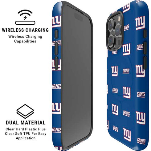 NFL New York Giants Blitz Series iPhone 16 Pro Max Magsafe Impact Case