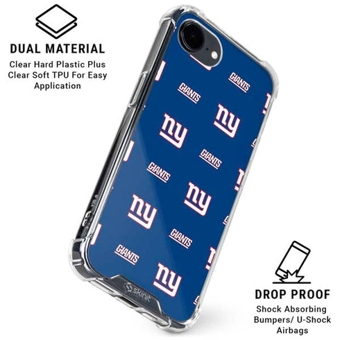NFL New York Giants Blitz Series iPhone 16e Clear Case