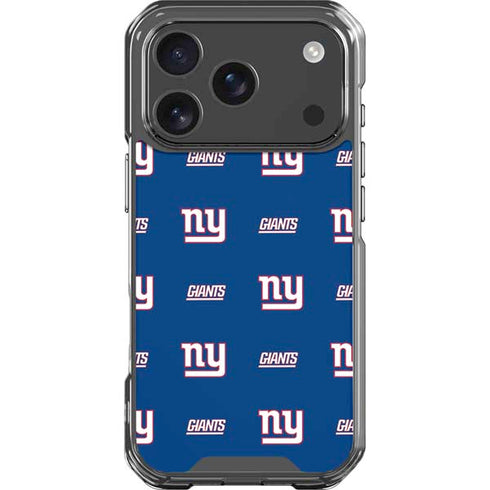 NFL New York Giants Blitz Series iPhone 18 Pro Clear Case
