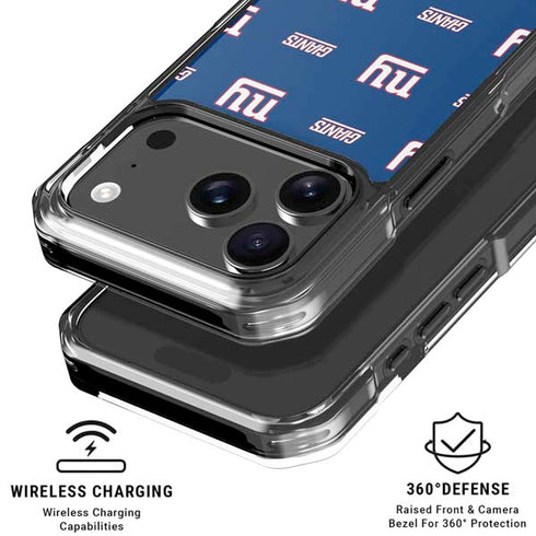 NFL New York Giants Blitz Series iPhone 18 Pro Clear Case