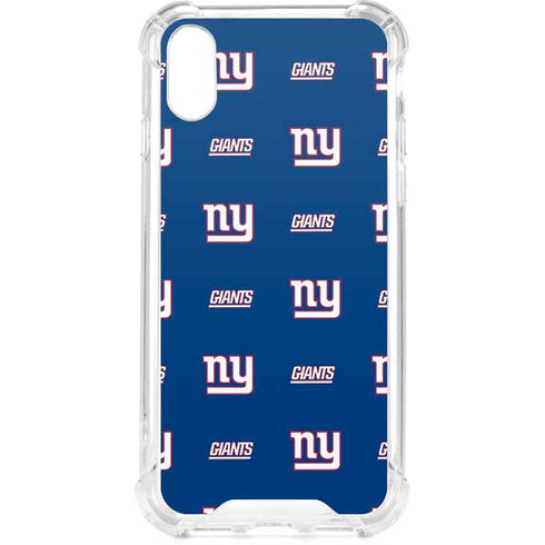 NFL New York Giants Blitz Series iPhone XS Clear Case