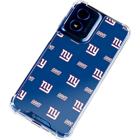 NFL New York Giants Blitz Series Moto G 5G (2024) Clear Case
