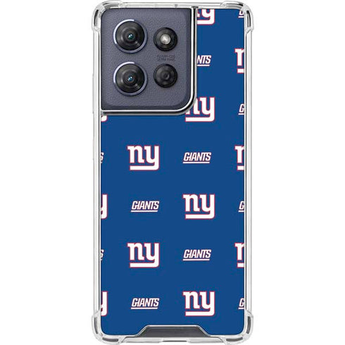 NFL New York Giants Blitz Series Moto G Play 5G (2025) Clear Case