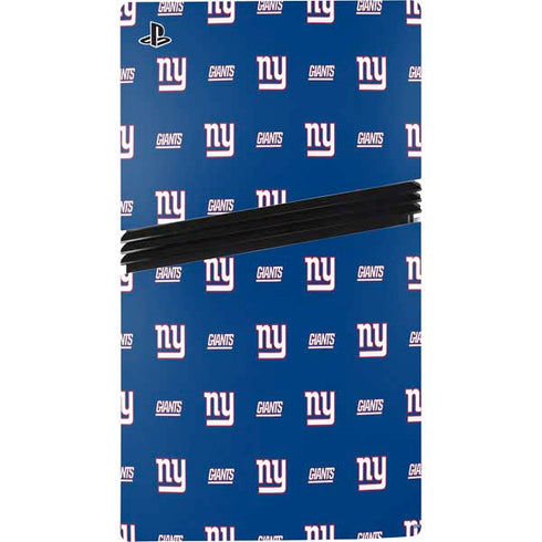 NFL New York Giants Blitz Series PS5 Pro Disk Console Skin