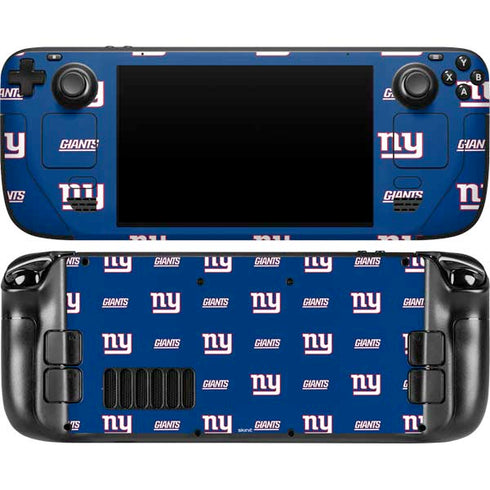 NFL New York Giants Blitz Series Steam Deck Handheld Gaming Computer OLED Skin