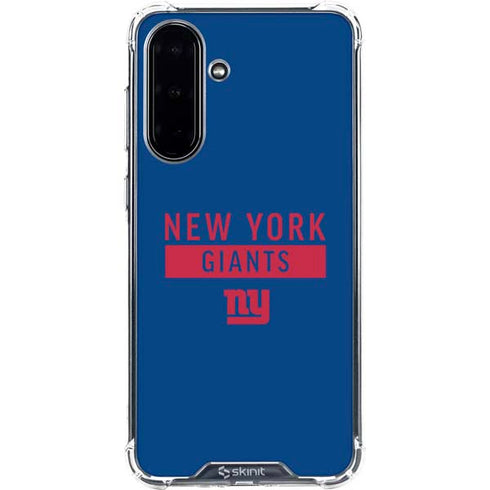NFL New York Giants Blue Performance Series Galaxy A36 5G Clear Case