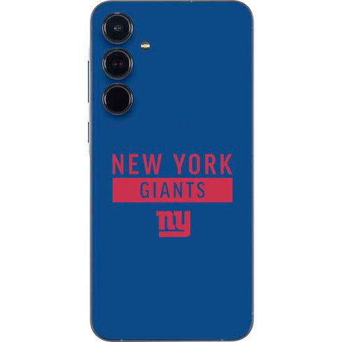 NFL New York Giants Blue Performance Series Galaxy A36 5G Skin