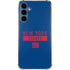 NFL New York Giants Blue Performance Series Galaxy A55 5G Clear Case