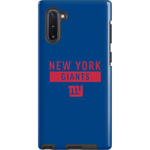 NFL New York Giants Blue Performance Series Galaxy Note 10 Pro Case