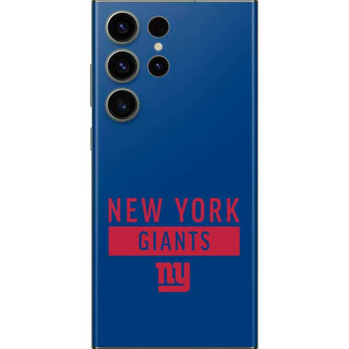 NFL New York Giants Blue Performance Series Galaxy Skins