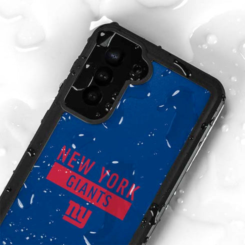 NFL New York Giants Blue Performance Series Galaxy S24 Plus Waterproof Case