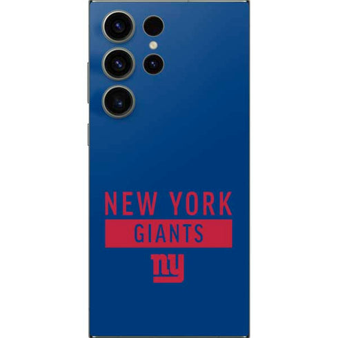NFL New York Giants Blue Performance Series Galaxy S25 Ultra Skin