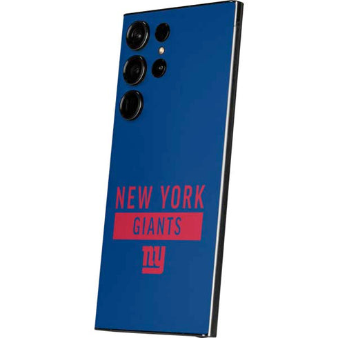NFL New York Giants Blue Performance Series Galaxy S25 Ultra Skin