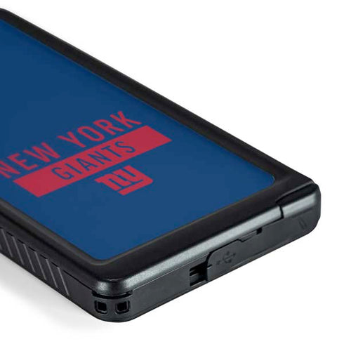 NFL New York Giants Blue Performance Series Galaxy S24 Ultra Waterproof Case