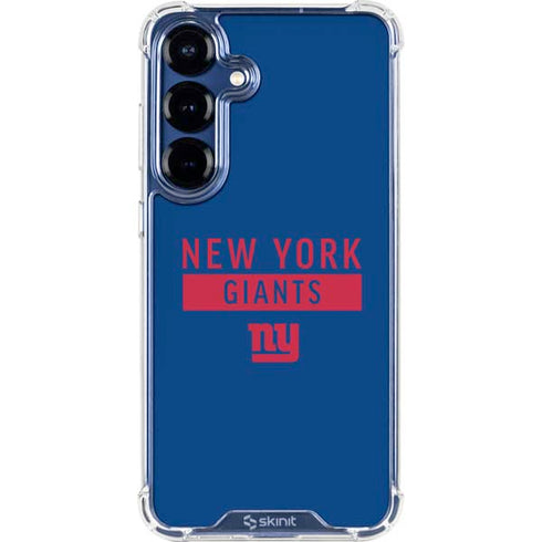 NFL New York Giants Blue Performance Series Galaxy S25 Plus Clear Case