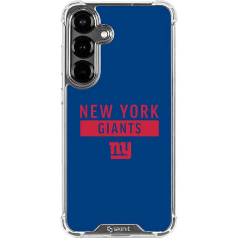 NFL New York Giants Blue Performance Series Galaxy S26 Clear Case