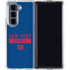 NFL New York Giants Blue Performance Series Galaxy Z Fold5 5G Clear Case
