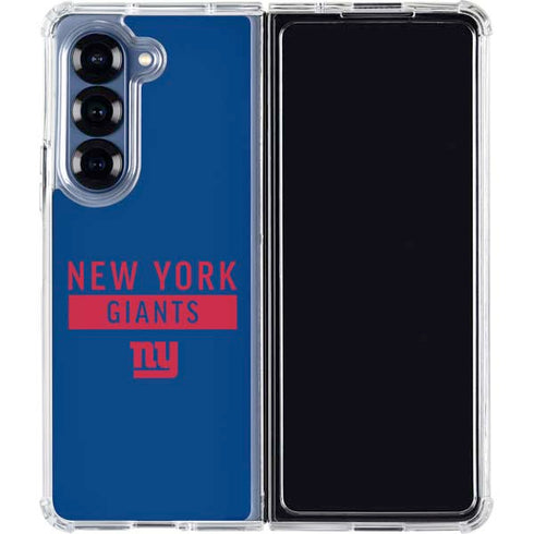 NFL New York Giants Blue Performance Series Galaxy Z Fold6 Clear Case