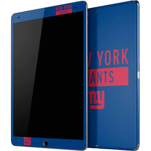 NFL New York Giants Blue Performance Series iPad Skins
