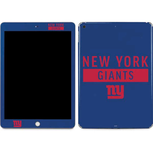 NFL New York Giants Blue Performance Series Apple iPad Skin