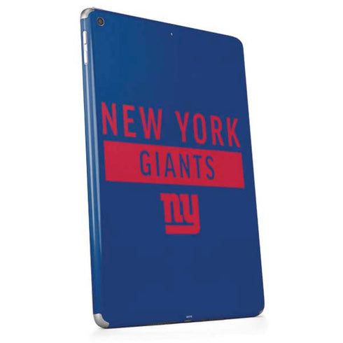 NFL New York Giants Blue Performance Series Apple iPad Skin