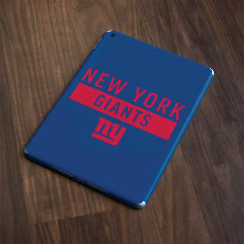 NFL New York Giants Blue Performance Series Apple iPad Skin
