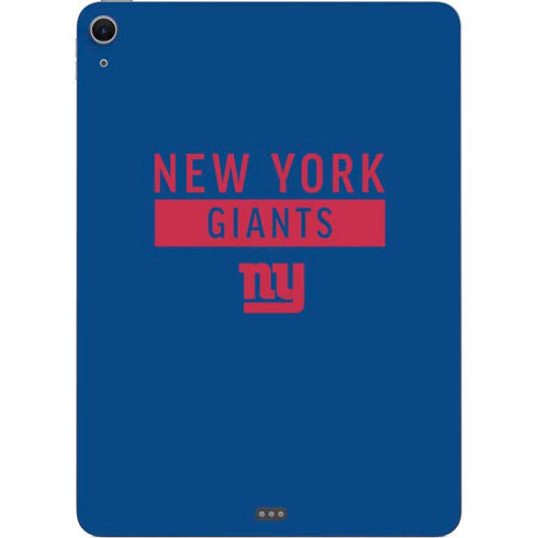 NFL New York Giants Blue Performance Series Apple iPad Air Skin