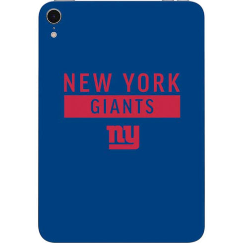NFL New York Giants Blue Performance Series Apple iPad Mini Skin