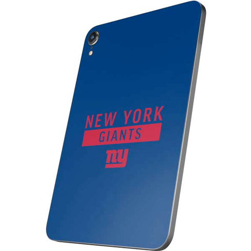 NFL New York Giants Blue Performance Series Apple iPad Mini Skin