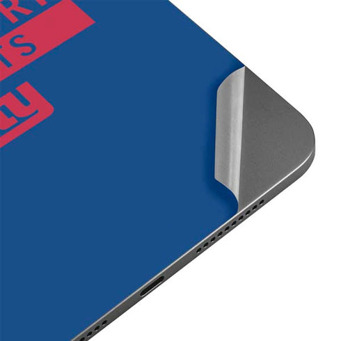 NFL New York Giants Blue Performance Series Apple iPad Mini Skin