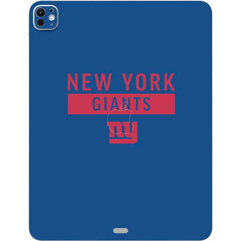 NFL New York Giants Blue Performance Series iPad Pro 13in M4 (2024) Skin