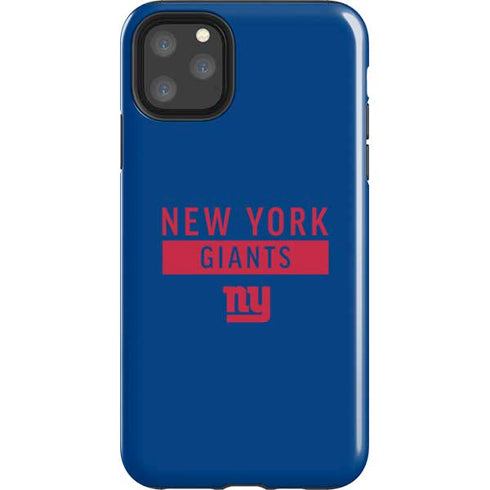 NFL New York Giants Blue Performance Series iPhone Cases